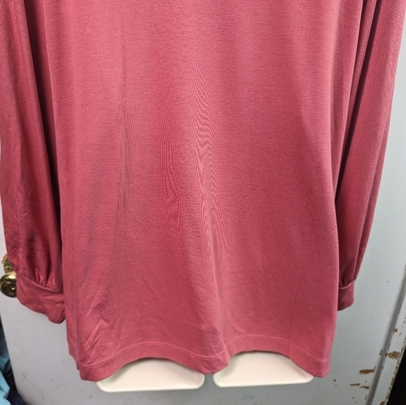 Loft Cold Shoulder Long Sleeve Top Sz XL - Picture 8 of 11
